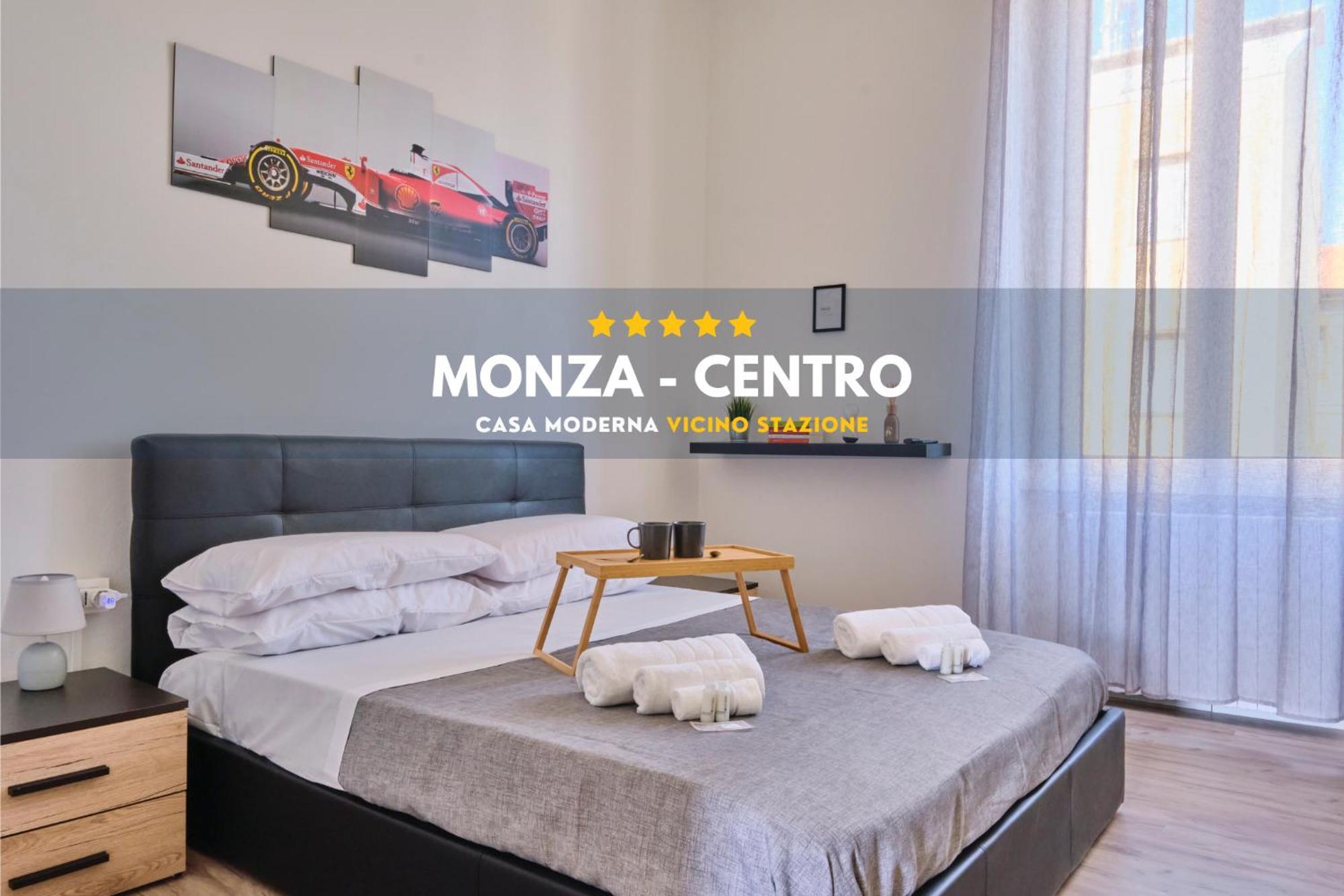 Monza-Centro Modern Flat Near Train Station Apartment Exterior foto
